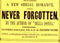 All the Year Round insert for "Never Forgotten", Issue No. 5