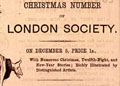 Christmas insert advertising December issue of "London Society", Issue No. 8